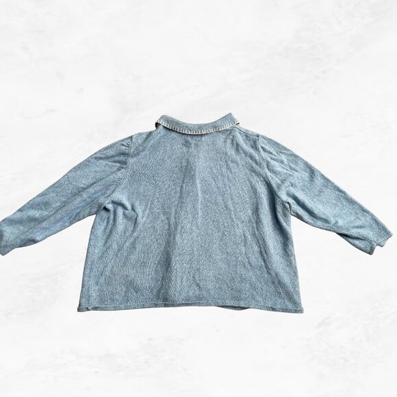 Vintage Liz & Me Holiday Village Sweater - Picture 4 of 6